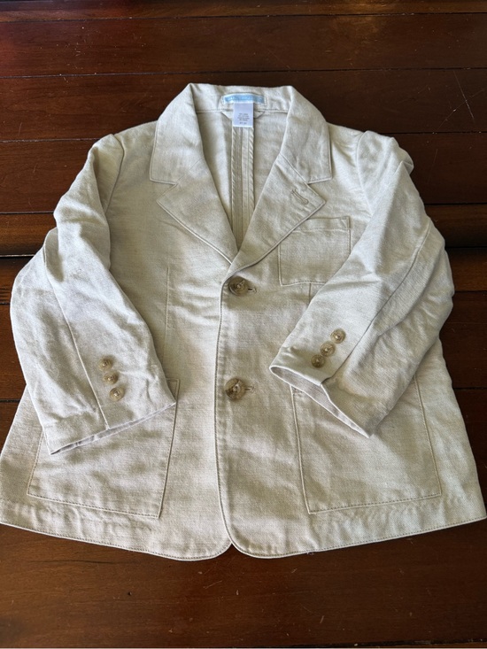 Janie and Jack Other - Janie and Jack Linen Cream Jacket